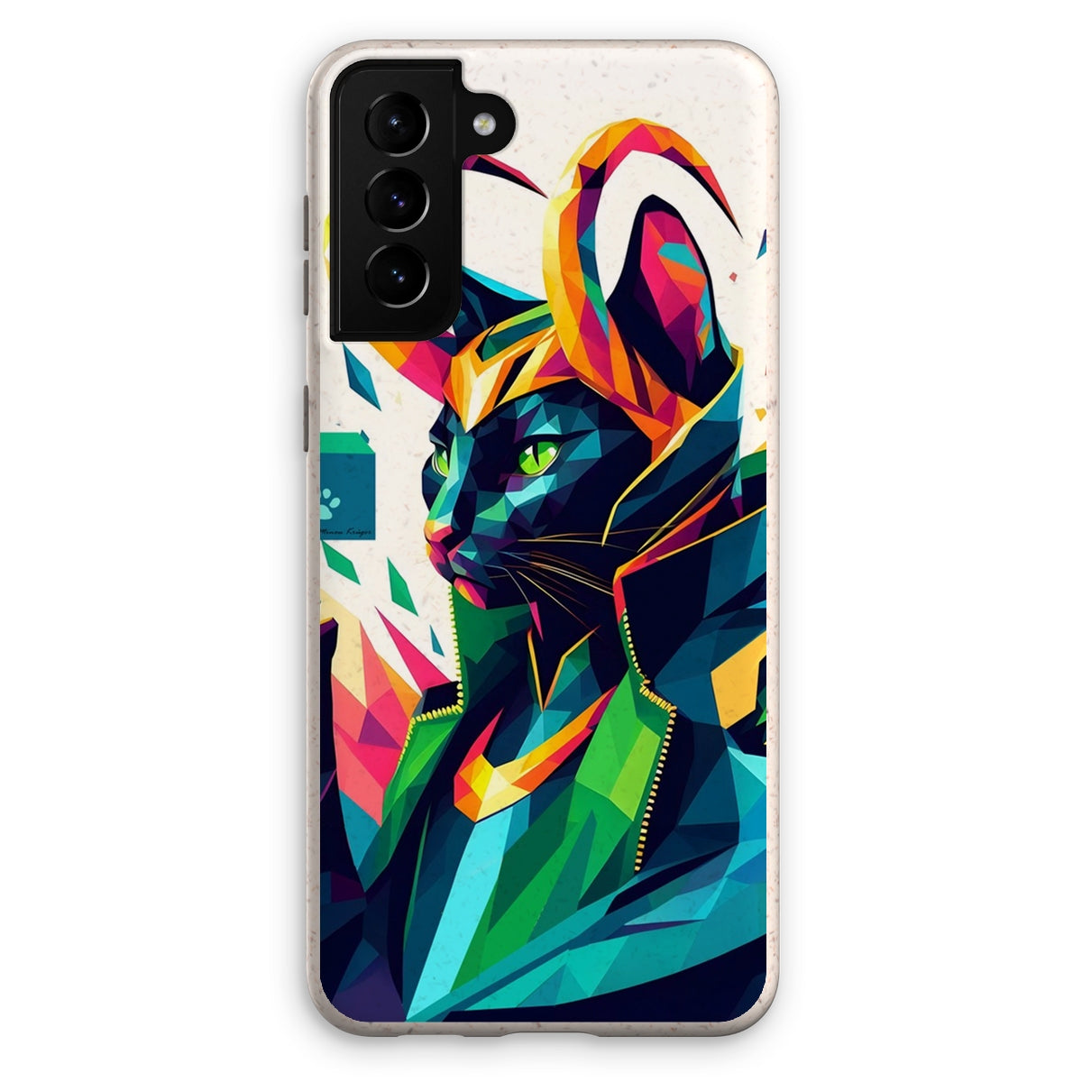 Funda ecológica para smartphone con diseño de fanart de Loki