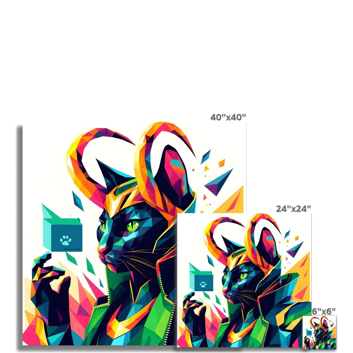 Póster de arte mural de Loki Fanart