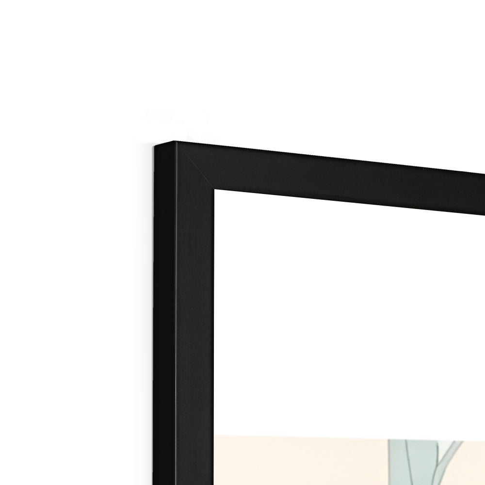 Gemini - Mirror of Duality framed print