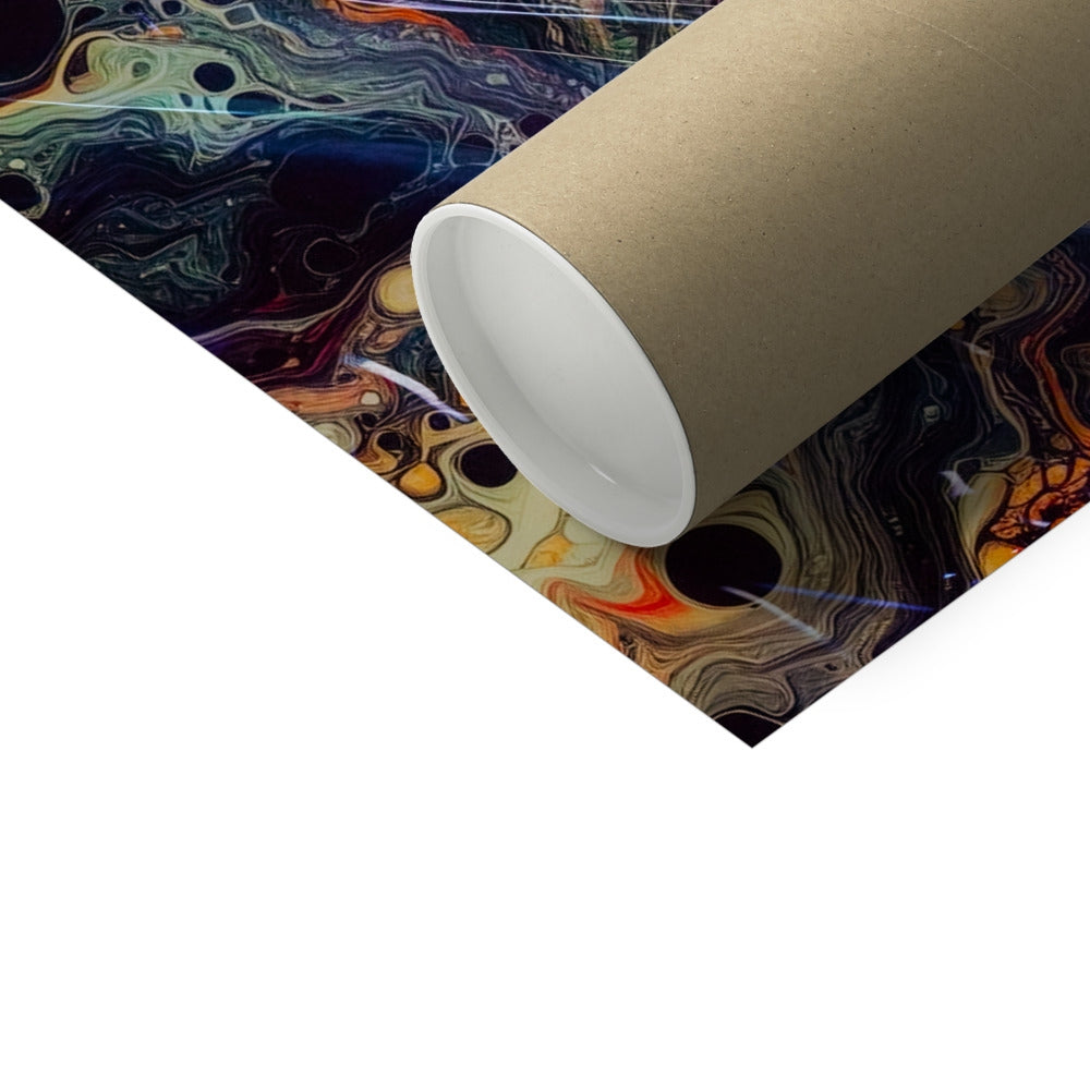 La gardienne des lumières cosmiques Photo Art Print