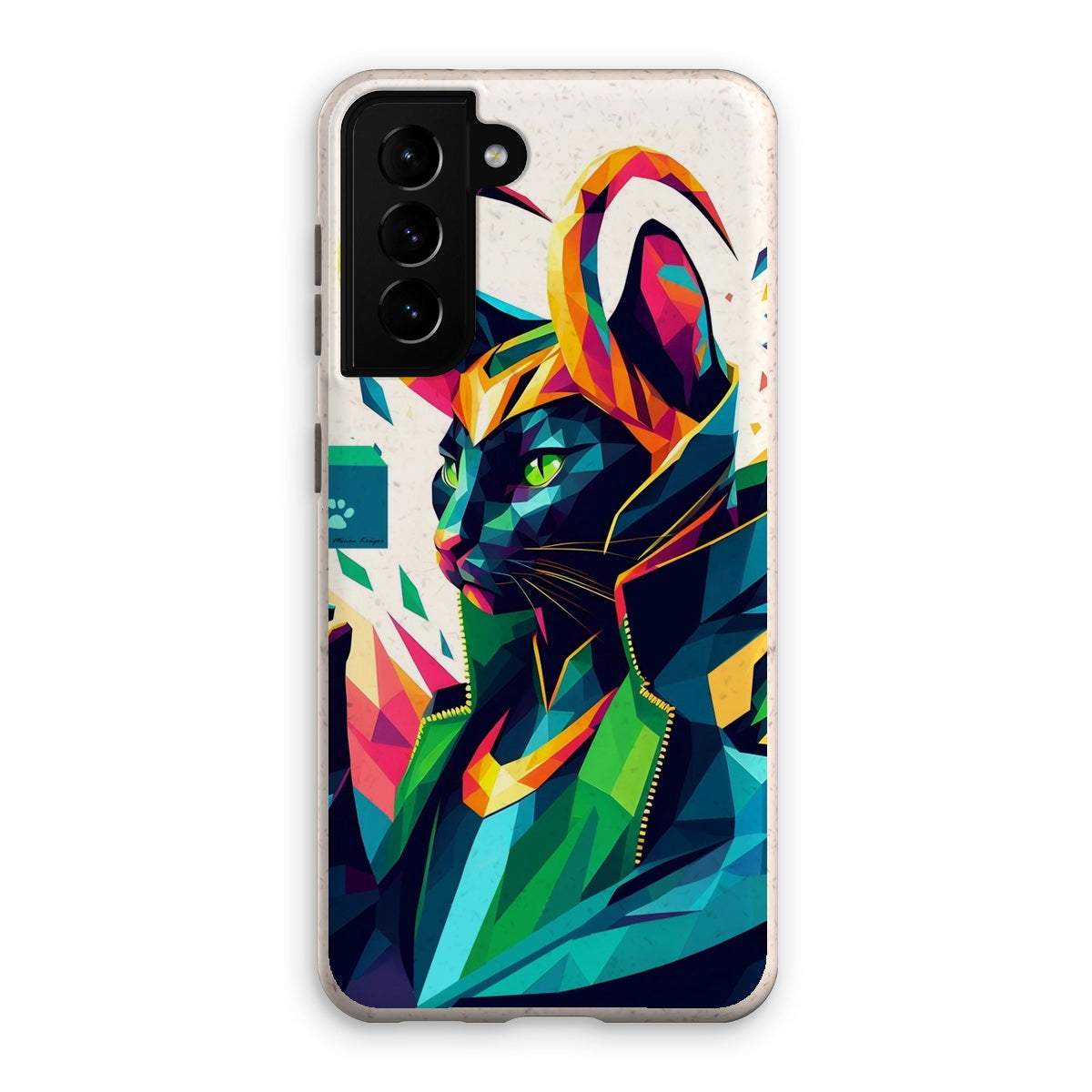 Funda ecológica para smartphone con diseño de fanart de Loki
