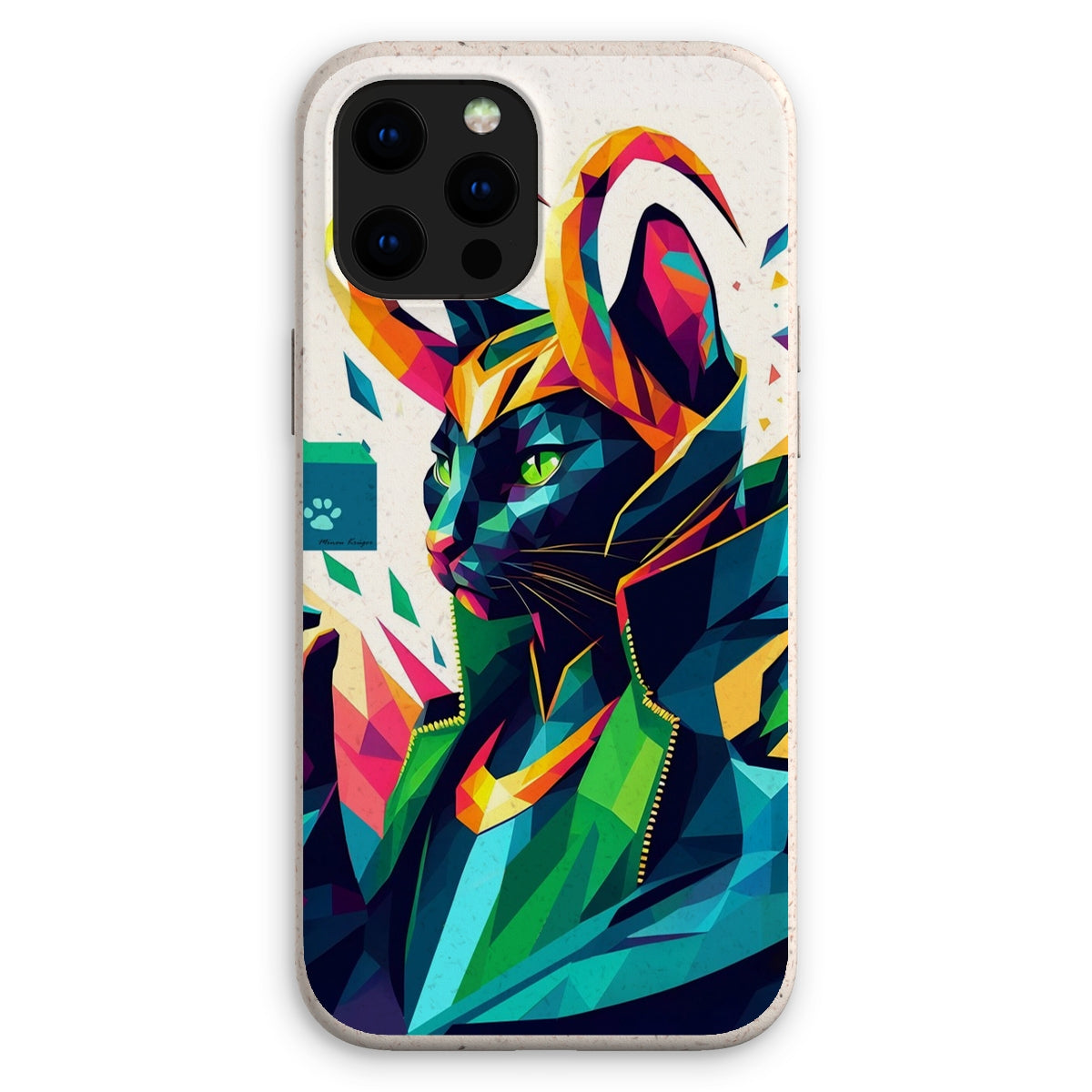 Funda ecológica para smartphone con diseño de fanart de Loki