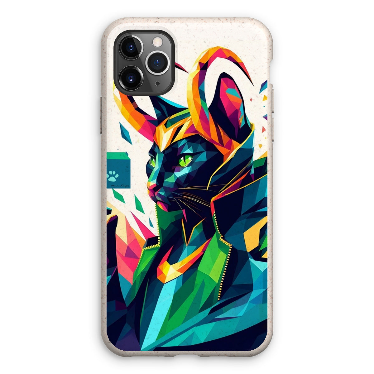 Funda ecológica para smartphone con diseño de fanart de Loki
