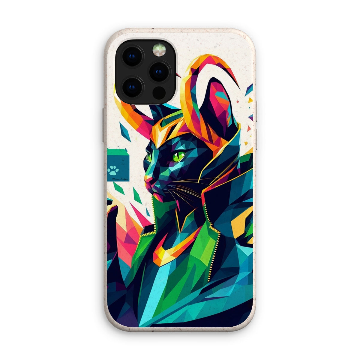 Funda ecológica para smartphone con diseño de fanart de Loki