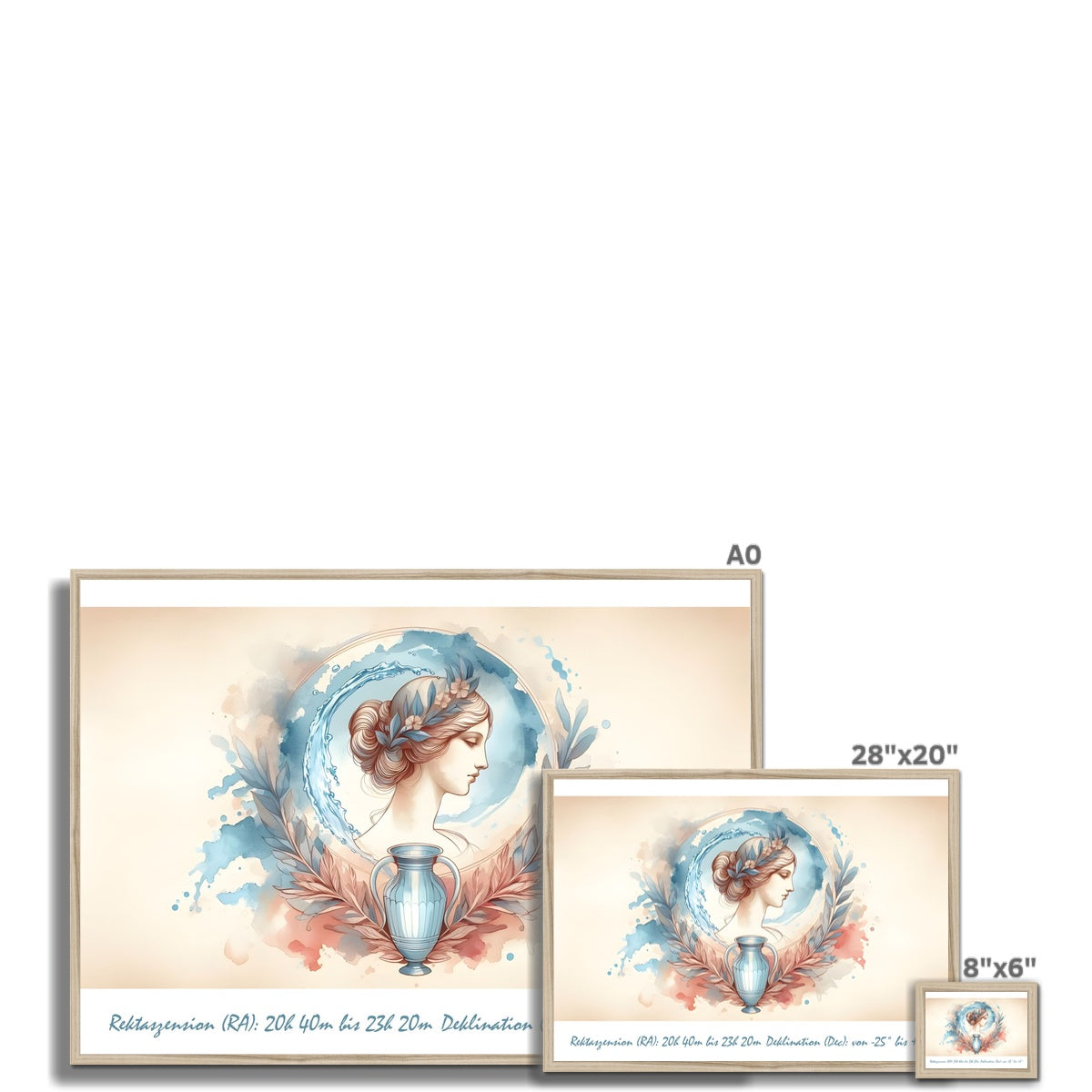 Lámina enmarcada Acuario – Vientos de cambio