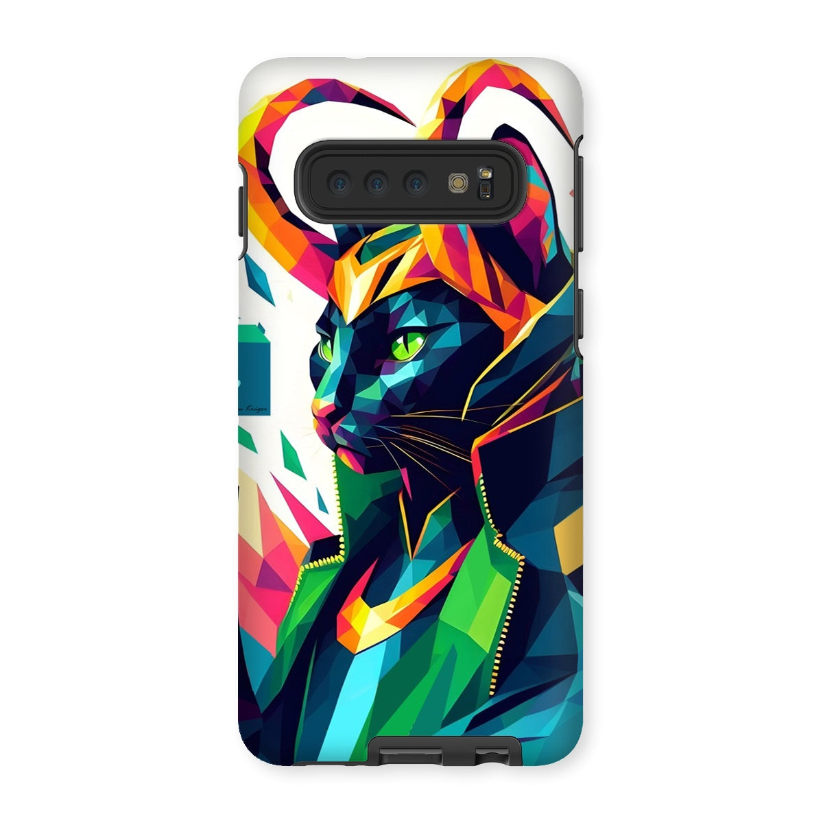 Funda resistente para teléfono inteligente con diseño de Loki Fanart