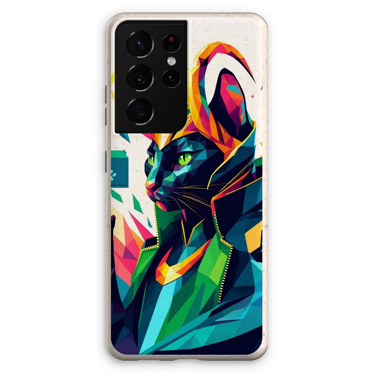 Funda ecológica para smartphone con diseño de fanart de Loki