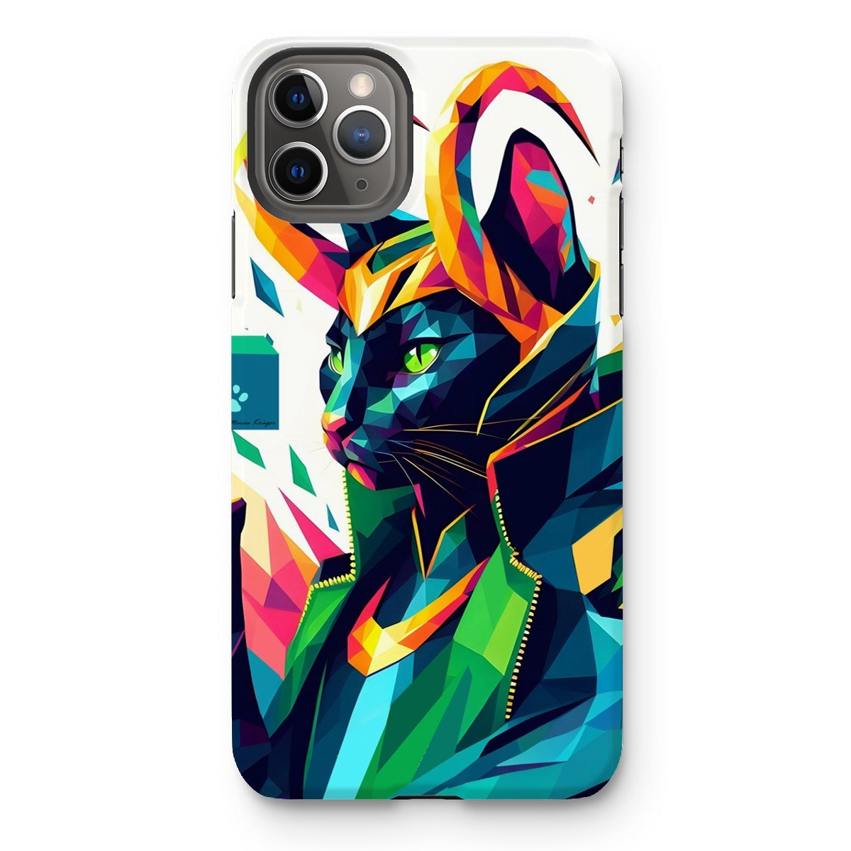 Funda resistente para teléfono inteligente con diseño de Loki Fanart