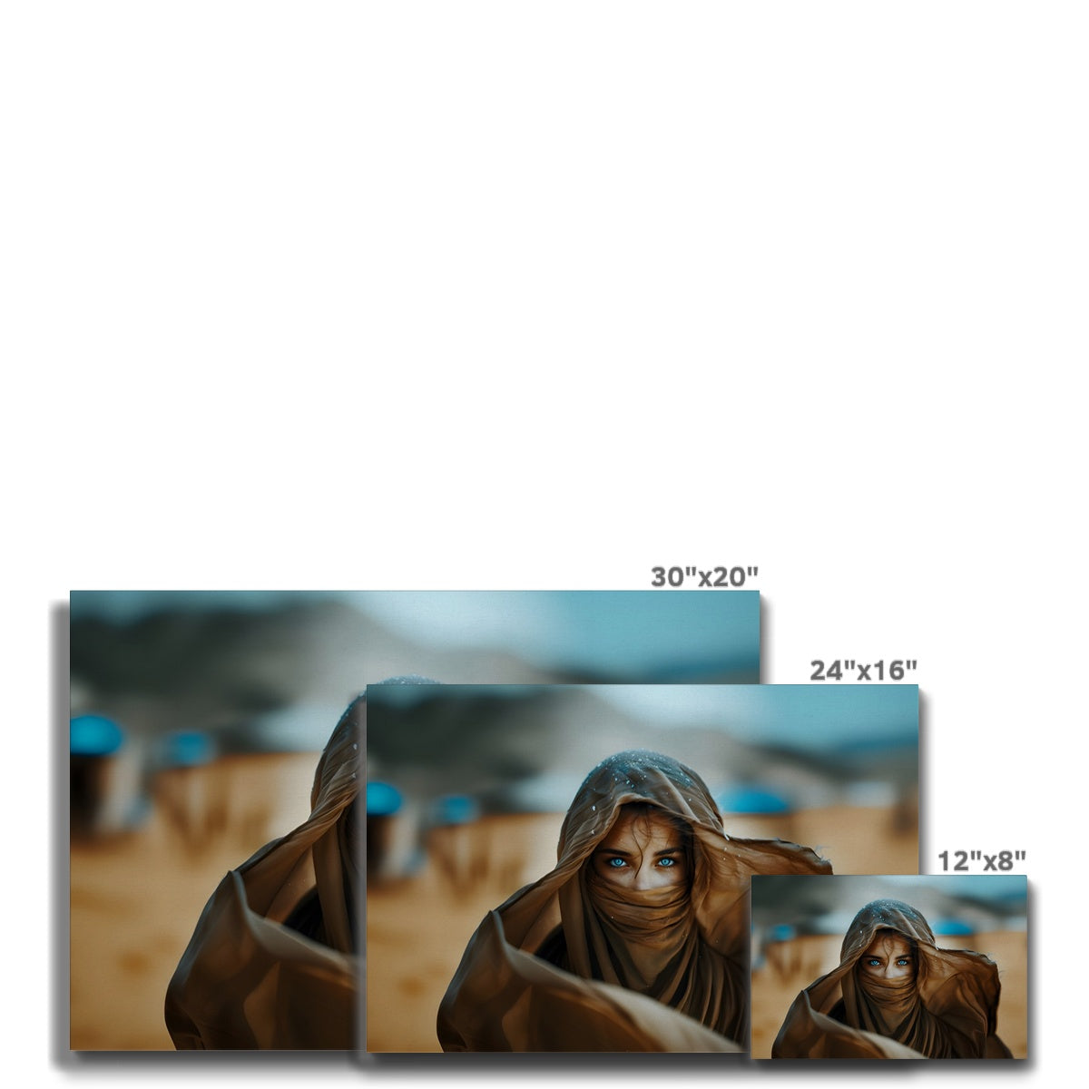 Augen der Wüste, Gedanken des Meeres Ökologische Leinwand