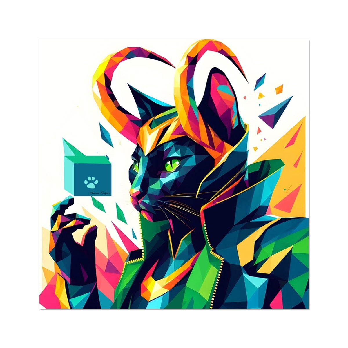 Póster de arte mural de Loki Fanart