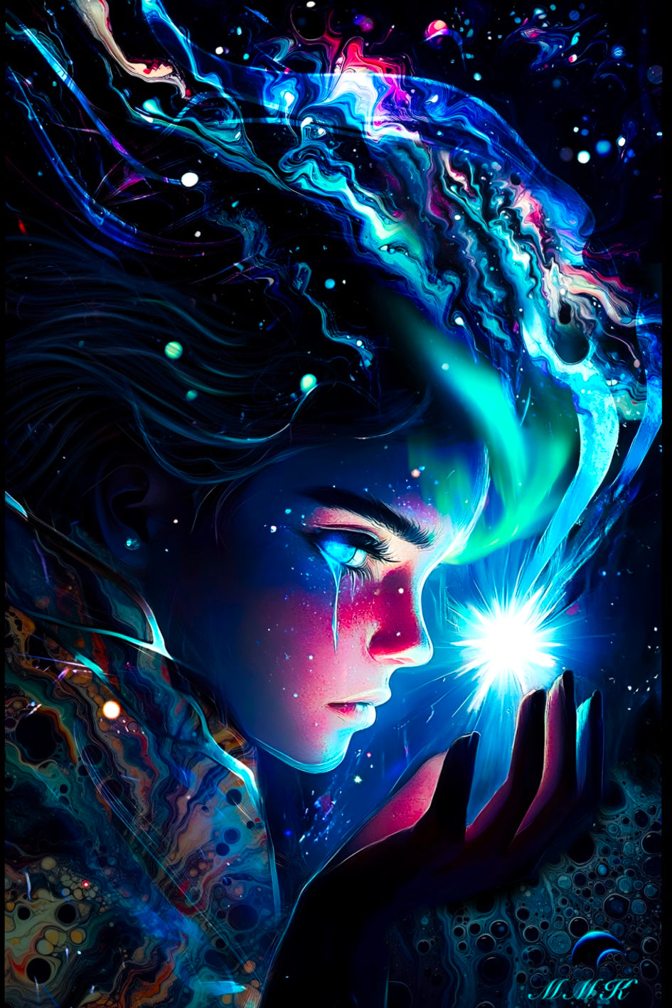 Leuchtendes Bild , Glow in the Dark #glowinthedark