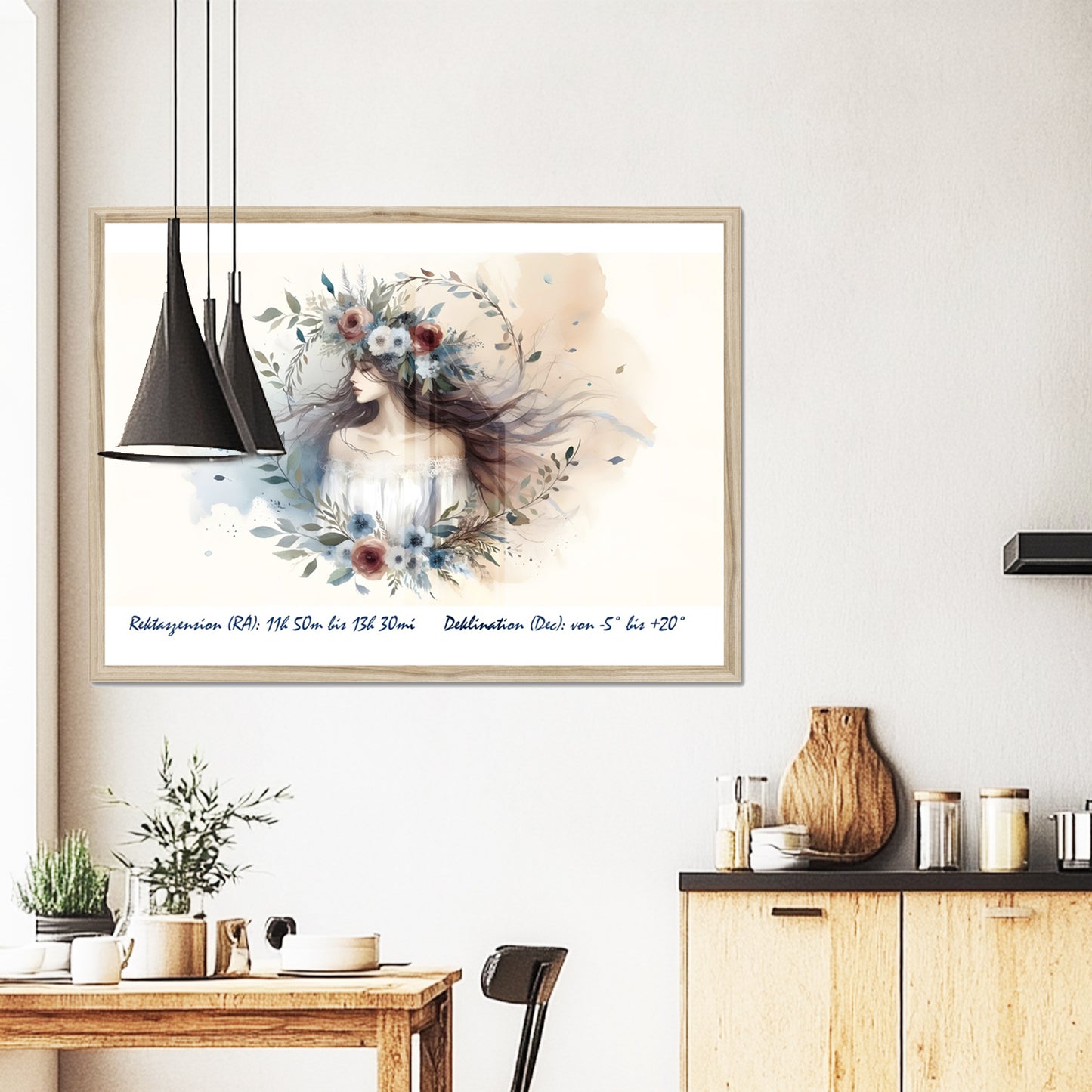 Virgo - Harmony of Order Framed Print