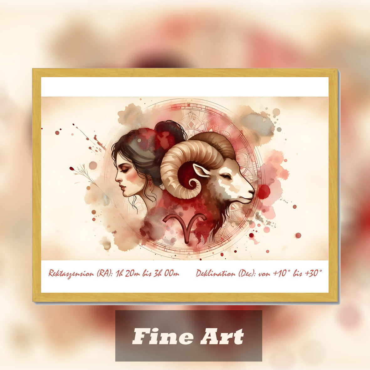 Widder – Flammen des Aufbruchs Fine Art Print