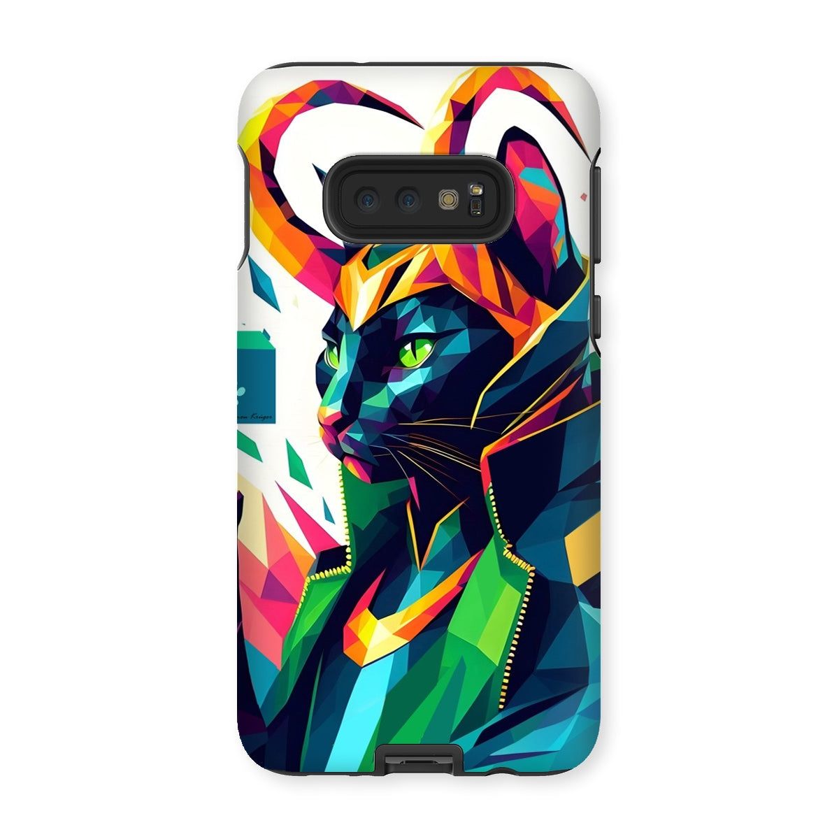 Funda resistente para teléfono inteligente con diseño de Loki Fanart