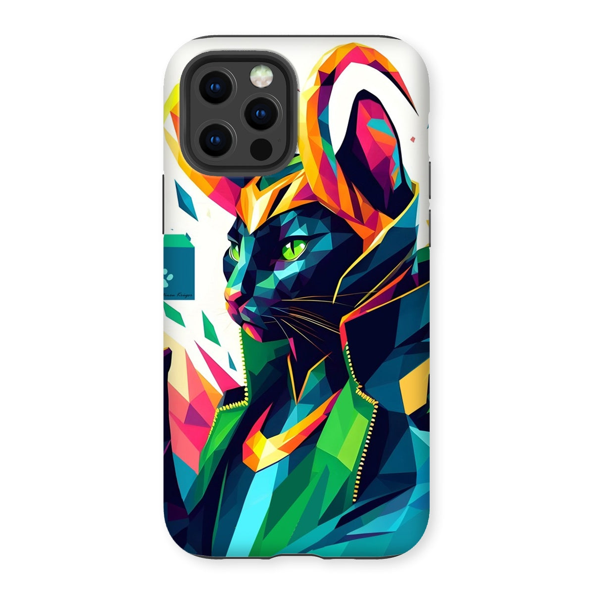 Funda resistente para teléfono inteligente con diseño de Loki Fanart