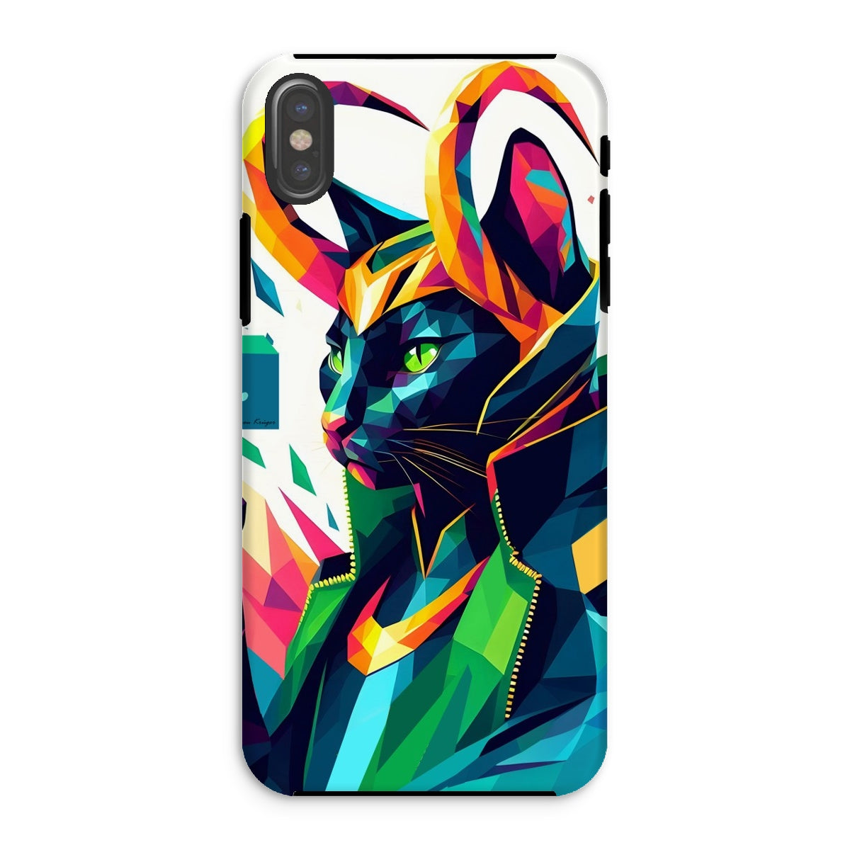 Funda resistente para teléfono inteligente con diseño de Loki Fanart