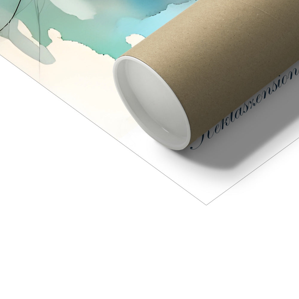 Zwillinge – Spiegel der Dualität Fine Art Print