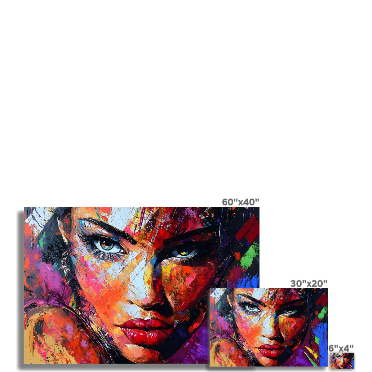 Eyes of Fire in Acrylic Fine Art Print