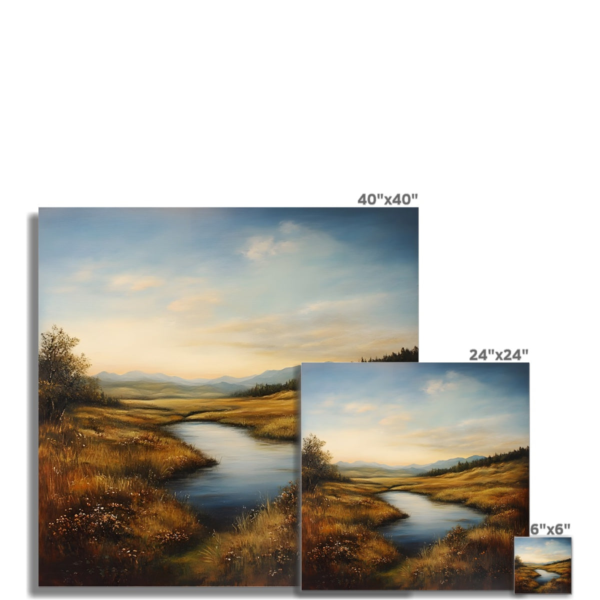 Hidden Silence: Autumn in the Moor Fine Art Print