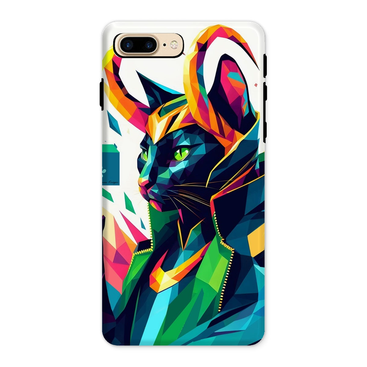 Funda resistente para teléfono inteligente con diseño de Loki Fanart
