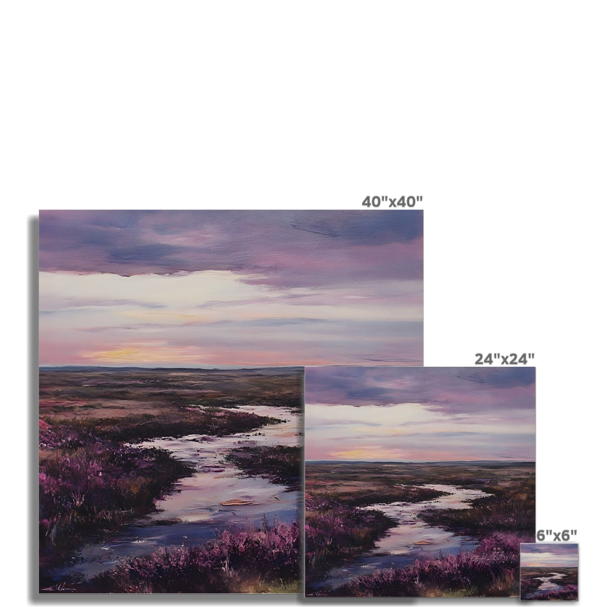 Das Geheimnis des Moors im Spätsommerlicht Fine Art Print