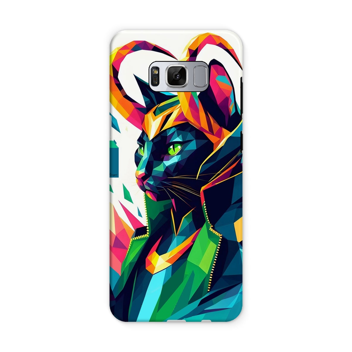 Funda resistente para teléfono inteligente con diseño de Loki Fanart