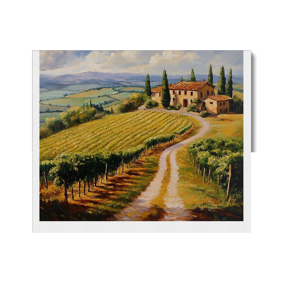 La Toscana y el Jardín de Italia Lienzo