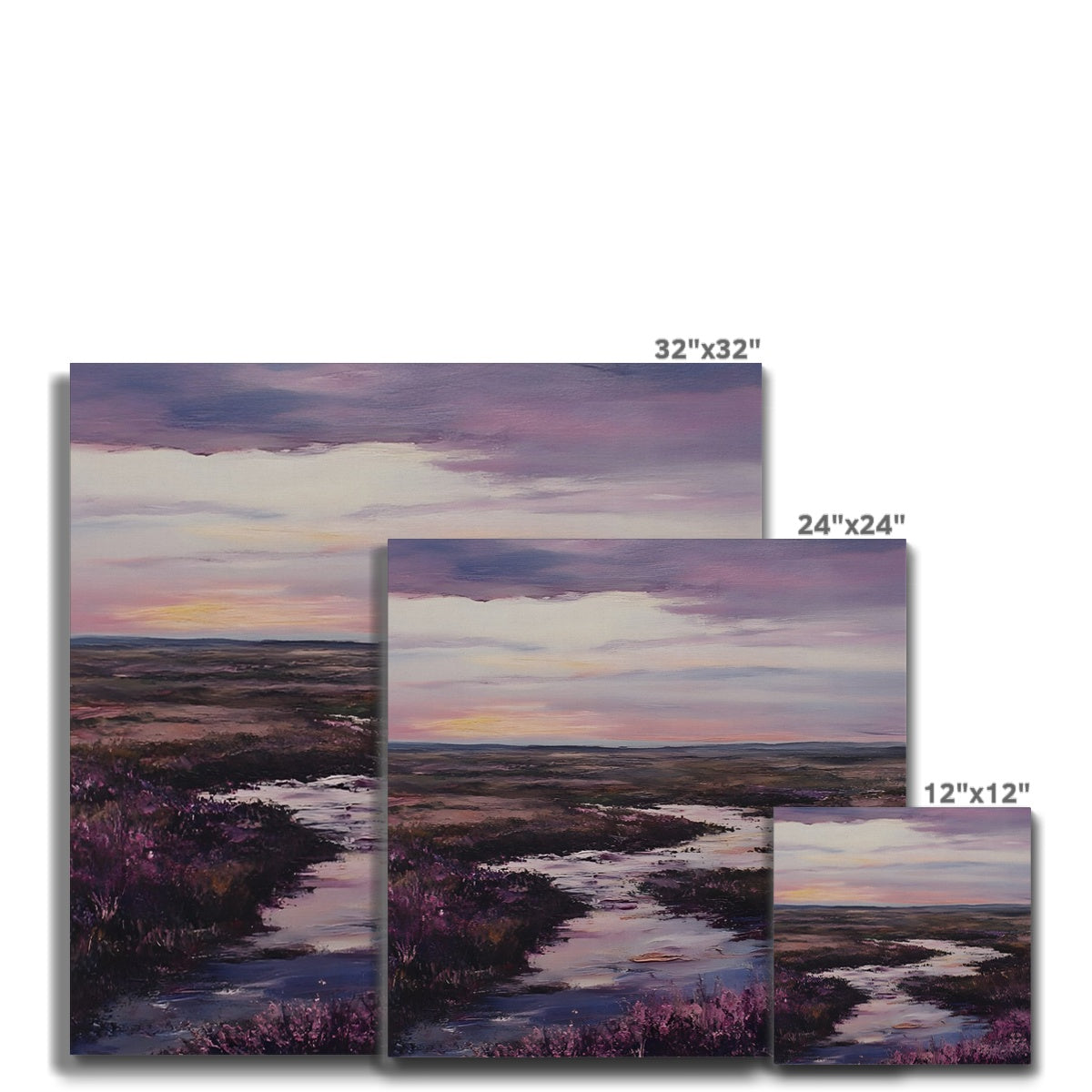 Das Geheimnis des Moors im Spätsommerlicht Canvas