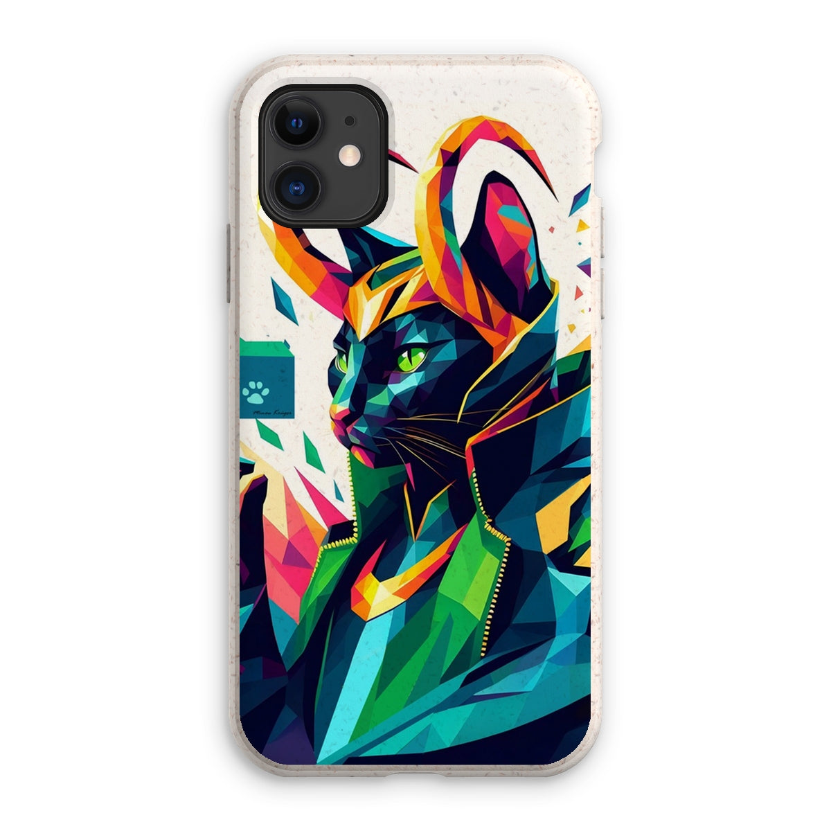 Funda ecológica para smartphone con diseño de fanart de Loki