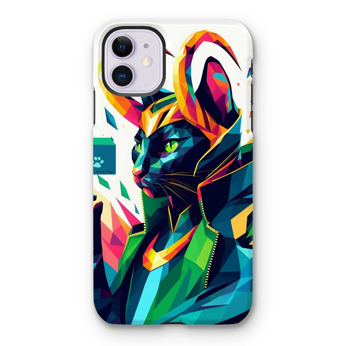 Funda resistente para teléfono inteligente con diseño de Loki Fanart