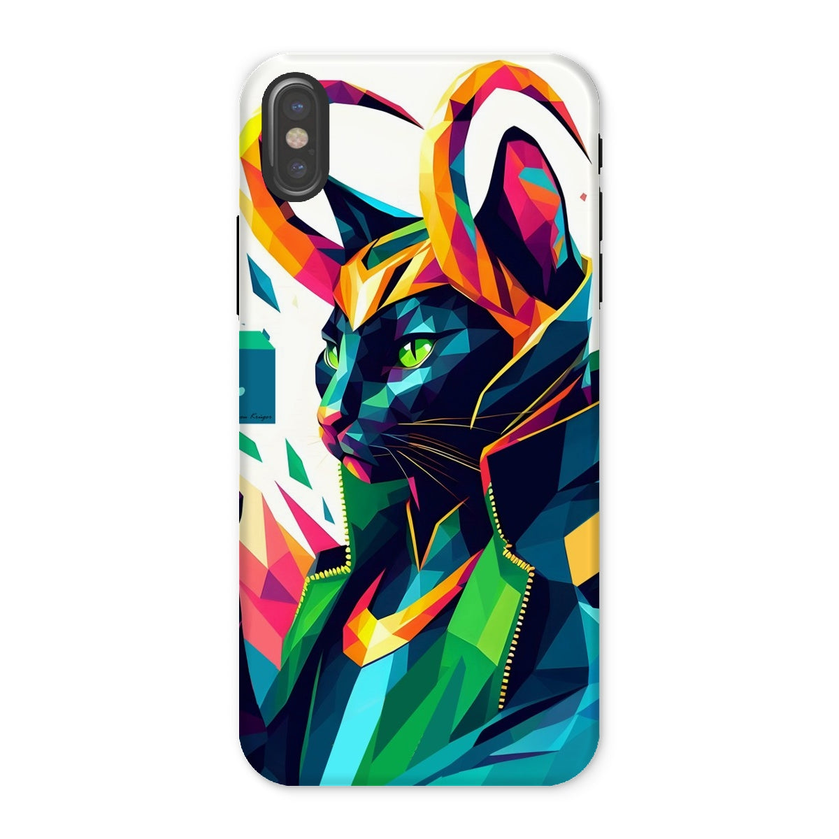 Funda resistente para teléfono inteligente con diseño de Loki Fanart