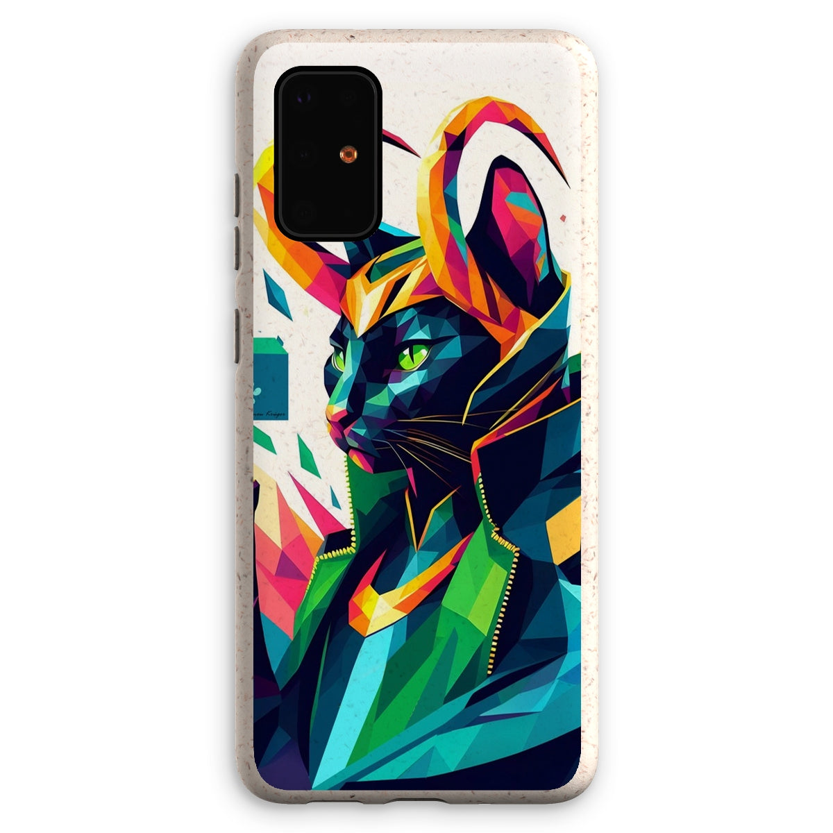 Funda ecológica para smartphone con diseño de fanart de Loki