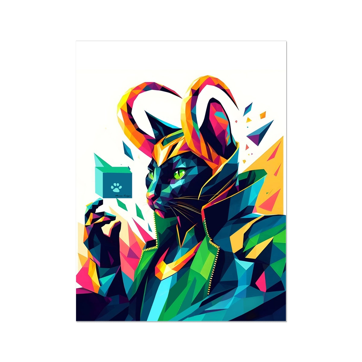 Póster de arte mural de Loki Fanart