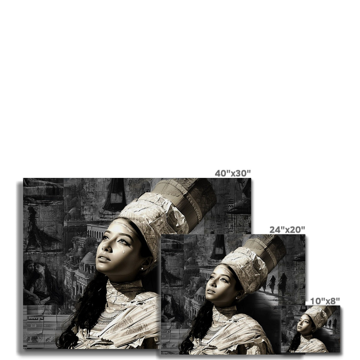 Les femmes que vous n'avez jamais vues, mais toujours vues Leinwand