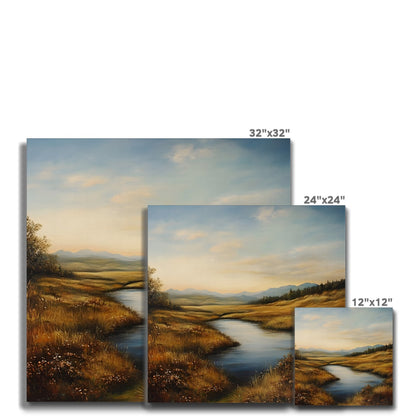 Verborgene Stille: Herbst im Moor Canvas