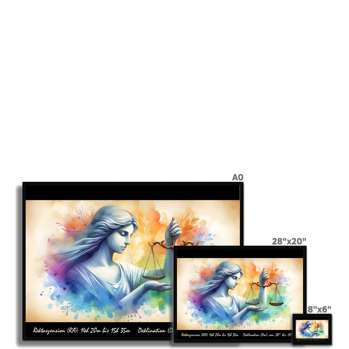 Libra - Symphony of Harmony framed print