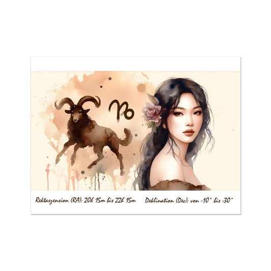 Capricorn – Summit of Constancy Wall Art Poster