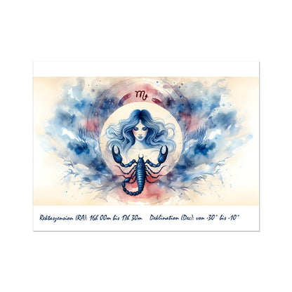 Skorpion – Schatten der Tiefe Wall Art Poster