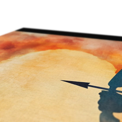 Cacciatrice del Tramonto Leinwand