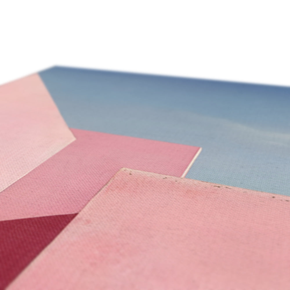 Il mistero oltre le mura rosa Eco Canvas