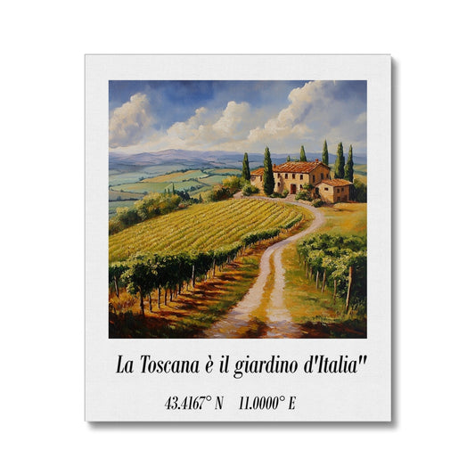 La Toscana y el Jardín de Italia Lienzo