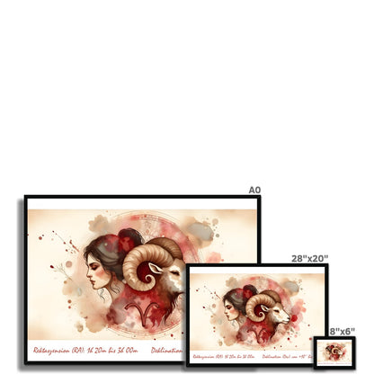 Aries - Flames of Awakening framed print
