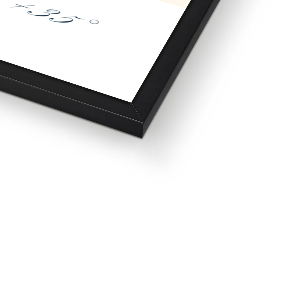 Gemini - Mirror of Duality framed print