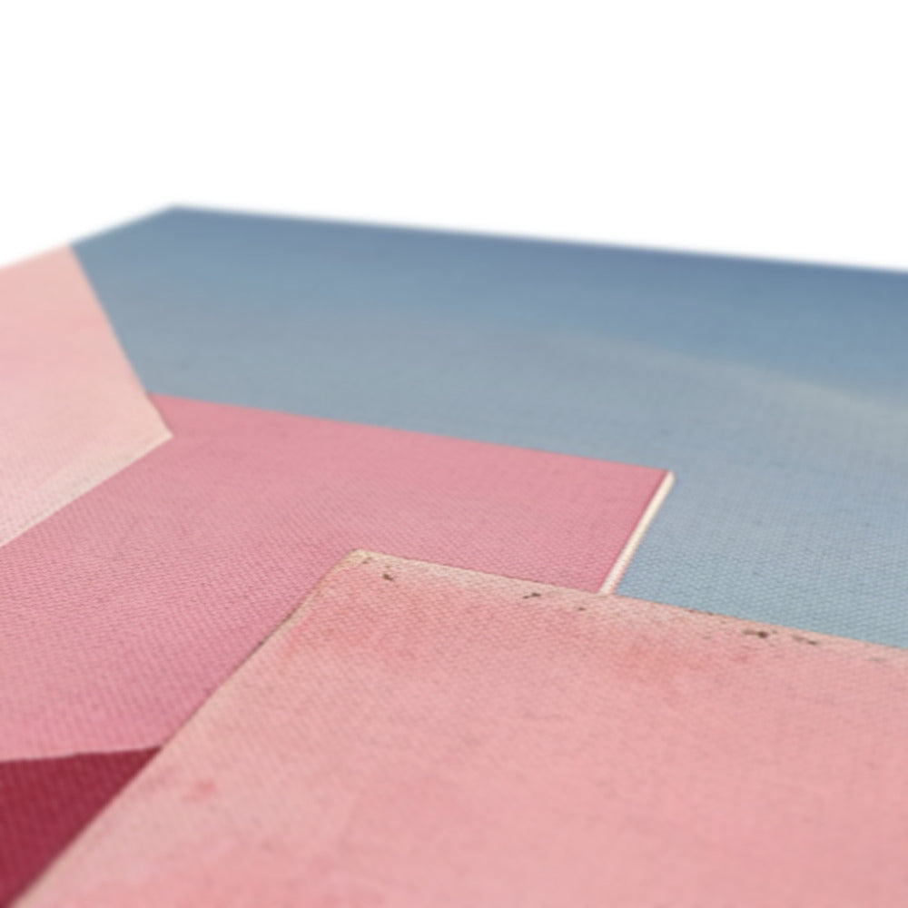 Il mistero oltre le mura rosa Eco Canvas