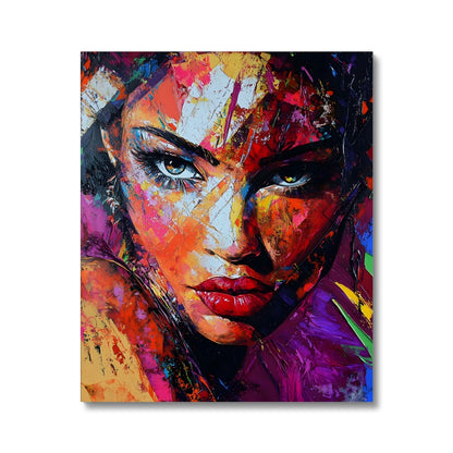 Eyes of Fire in Acrylic Canvas