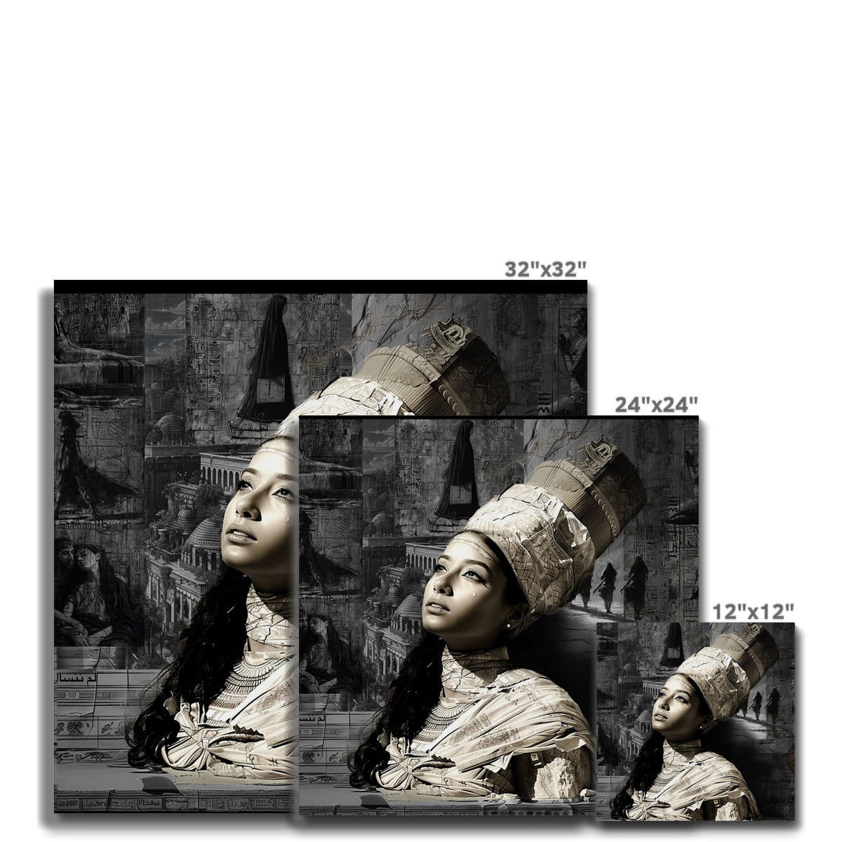 Les femmes que vous n'avez jamais vues, mais toujours vues Leinwand