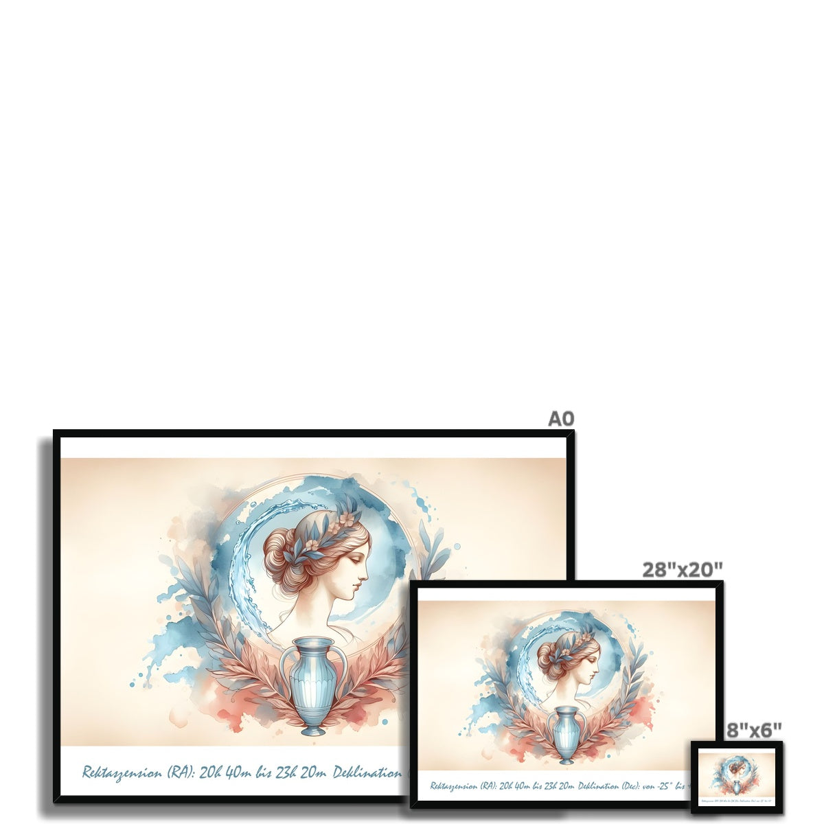 Aquarius - Winds of Change framed print