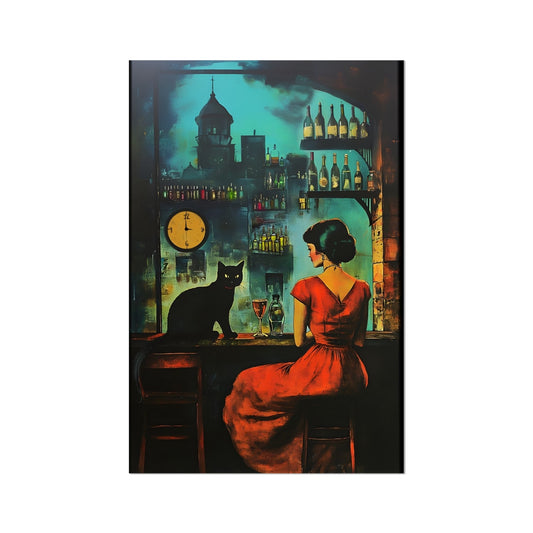 El Enigma de la Noche Fine Art Print