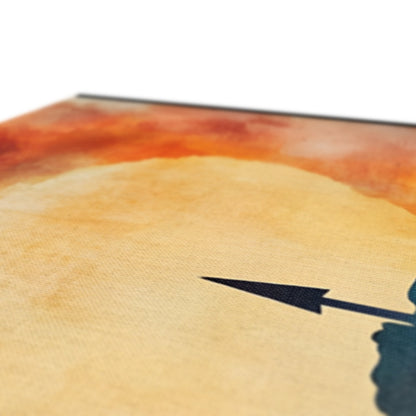 Cacciatrice del Tramonto Leinwand