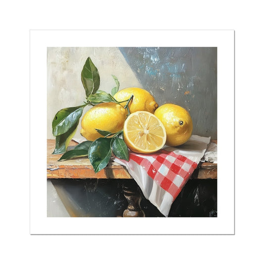 Splendore di Limoni Mediterranei (Mediterrane Zitronenpracht) Fine Art Print